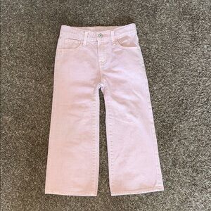 Light Pink Wide-Leg kids Jeans